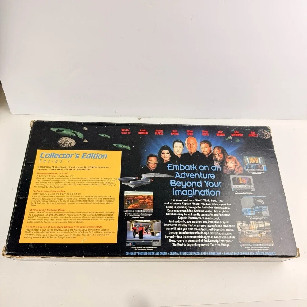 Star Trek The Next Generation A‎ Final Unity Collector's Edition PC Game 1995